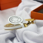 ¡®Dream¡¯CLASSIC HM CLIC WHITE 8MM ENAMEL BRACELET
