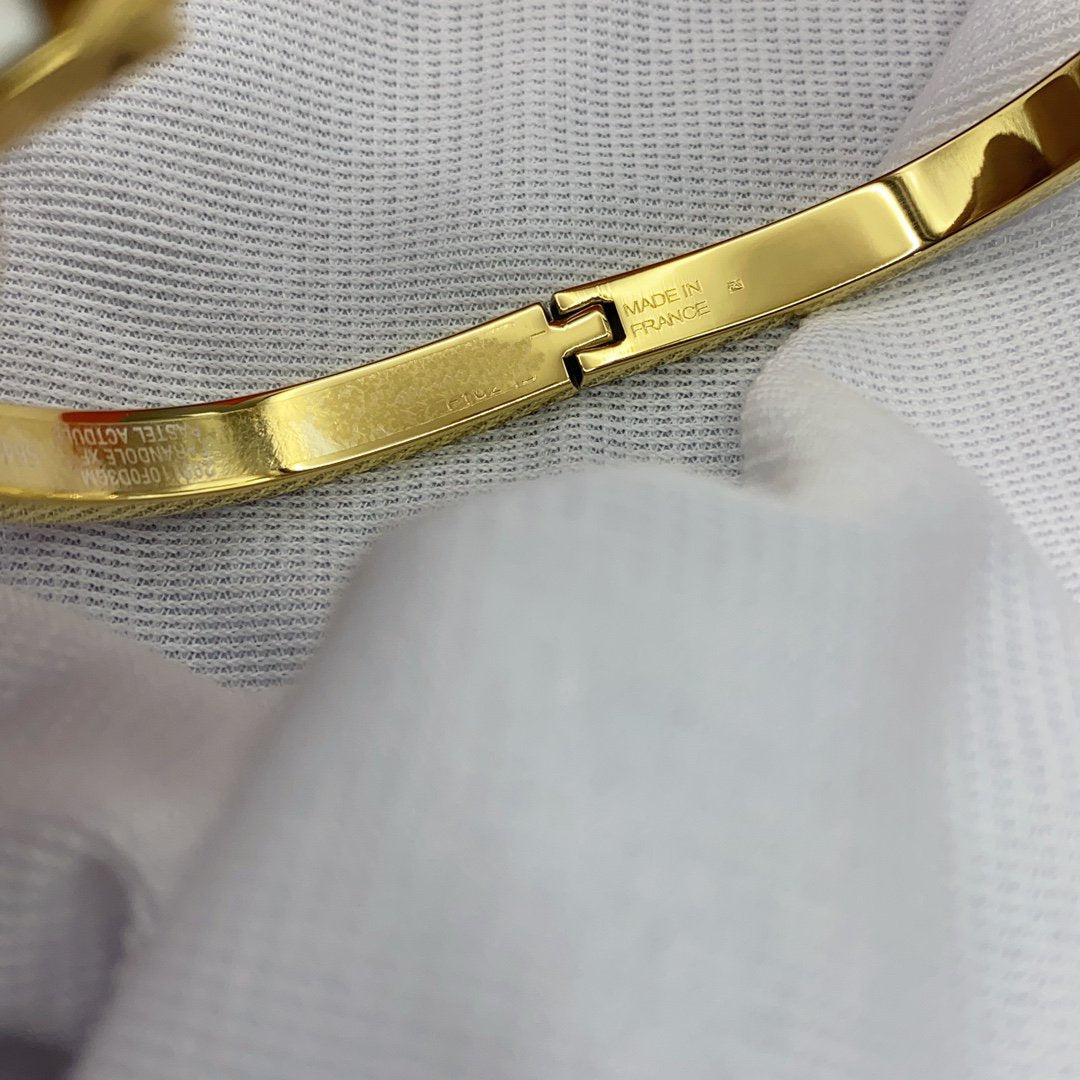 ¡®Dream¡¯CLASSIC HM CLIC WHITE 8MM ENAMEL BRACELET