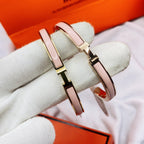 ¡®Dream¡¯CLASSIC HM CLIC  PINK 8MM ENAMEL BRACELET