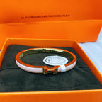 ¡®Dream¡¯CLASSIC HM CLIC  PINK 8MM ENAMEL BRACELET