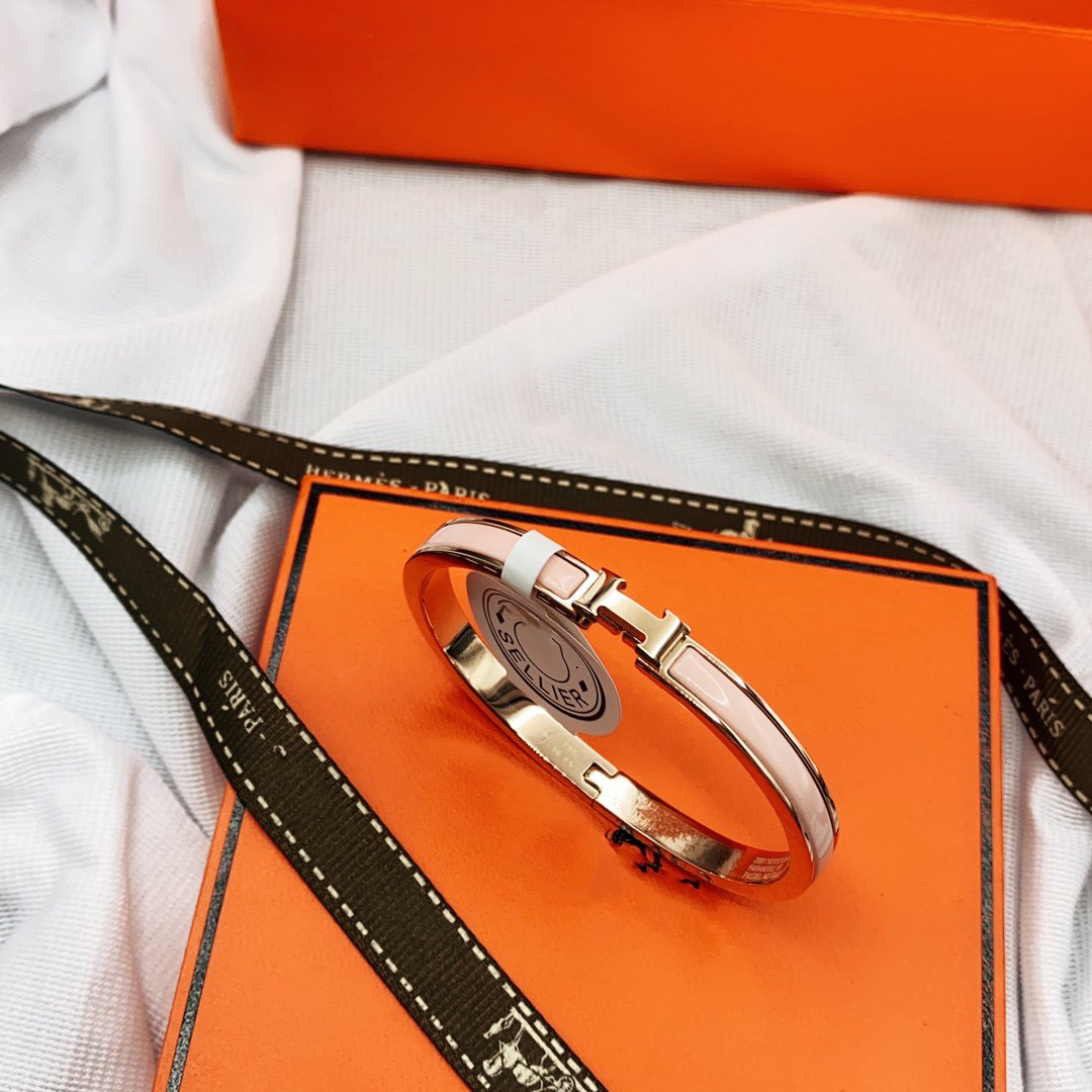 ¡®Dream¡¯CLASSIC HM CLIC  PINK 8MM ENAMEL BRACELET