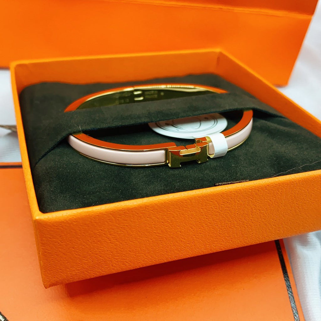 ¡®Dream¡¯CLASSIC HM CLIC  PINK 8MM ENAMEL BRACELET
