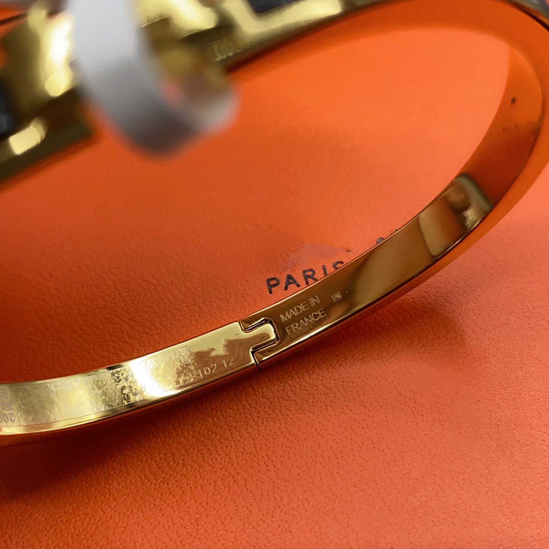 ¡®Dream¡¯CLASSIC HM CLIC BLACK 8MM ENAMEL BRACELET