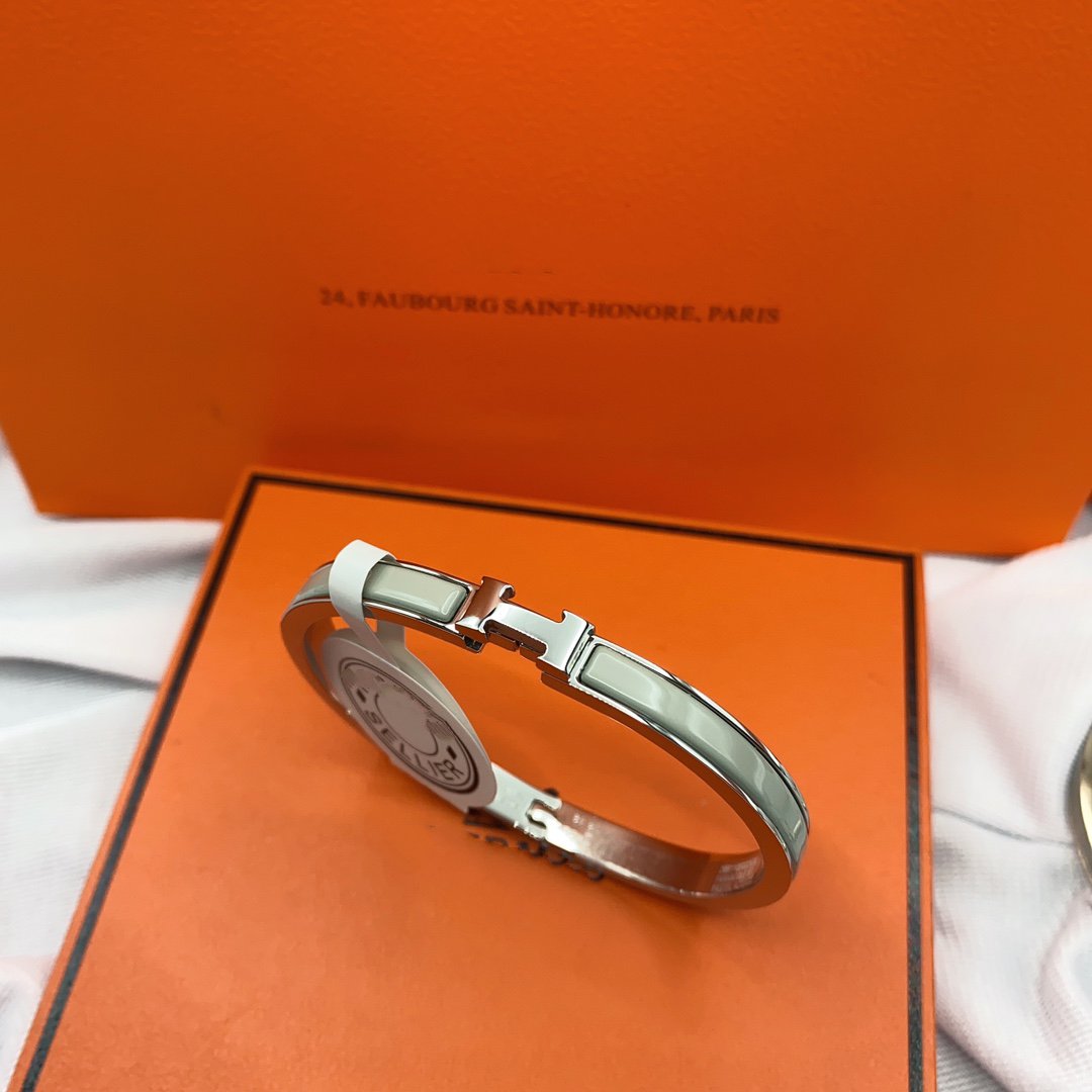 ¡®Dream¡¯CLASSIC HM CLIC GREEN 8MM ENAMEL BRACELET