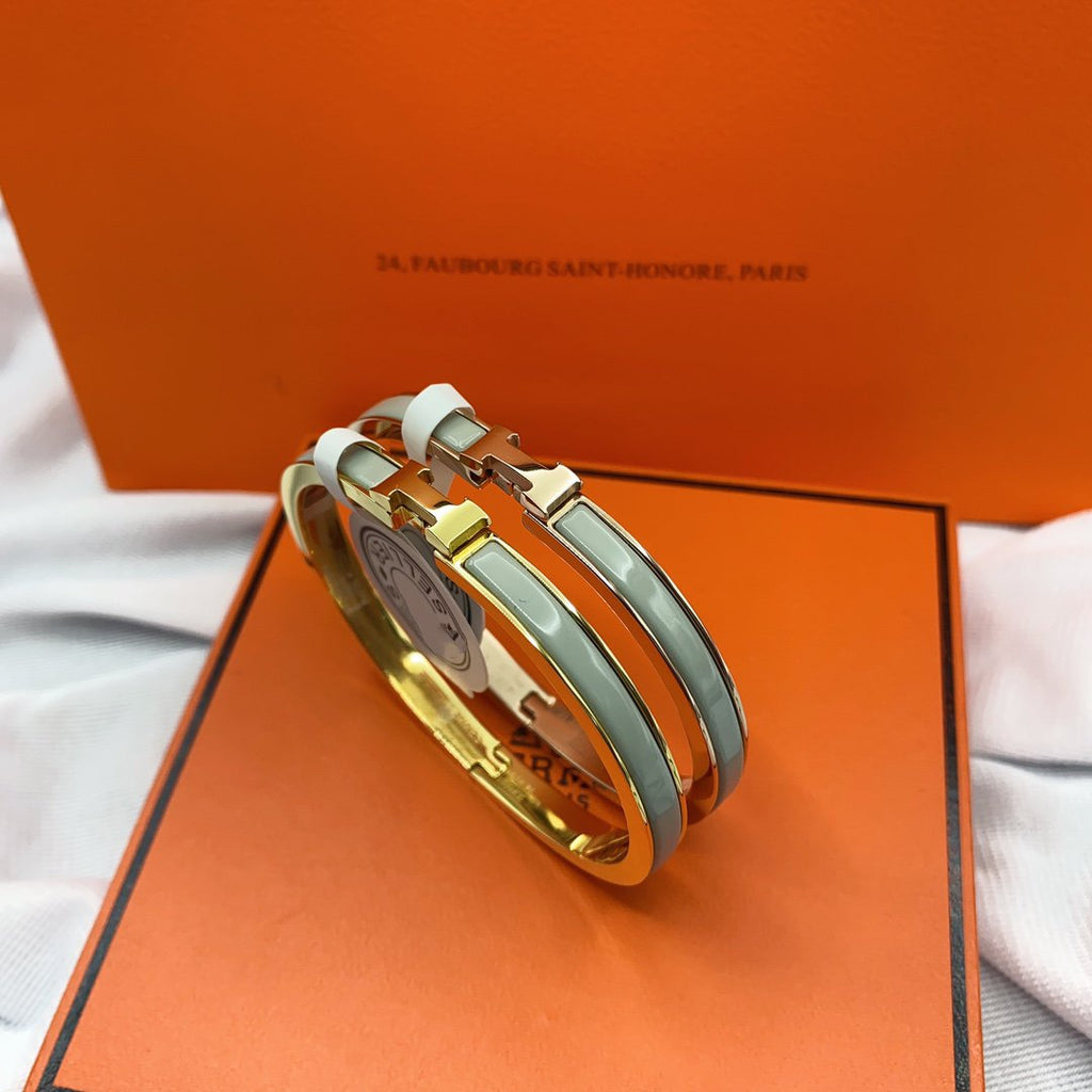¡®Dream¡¯CLASSIC HM CLIC GREEN 8MM ENAMEL BRACELET