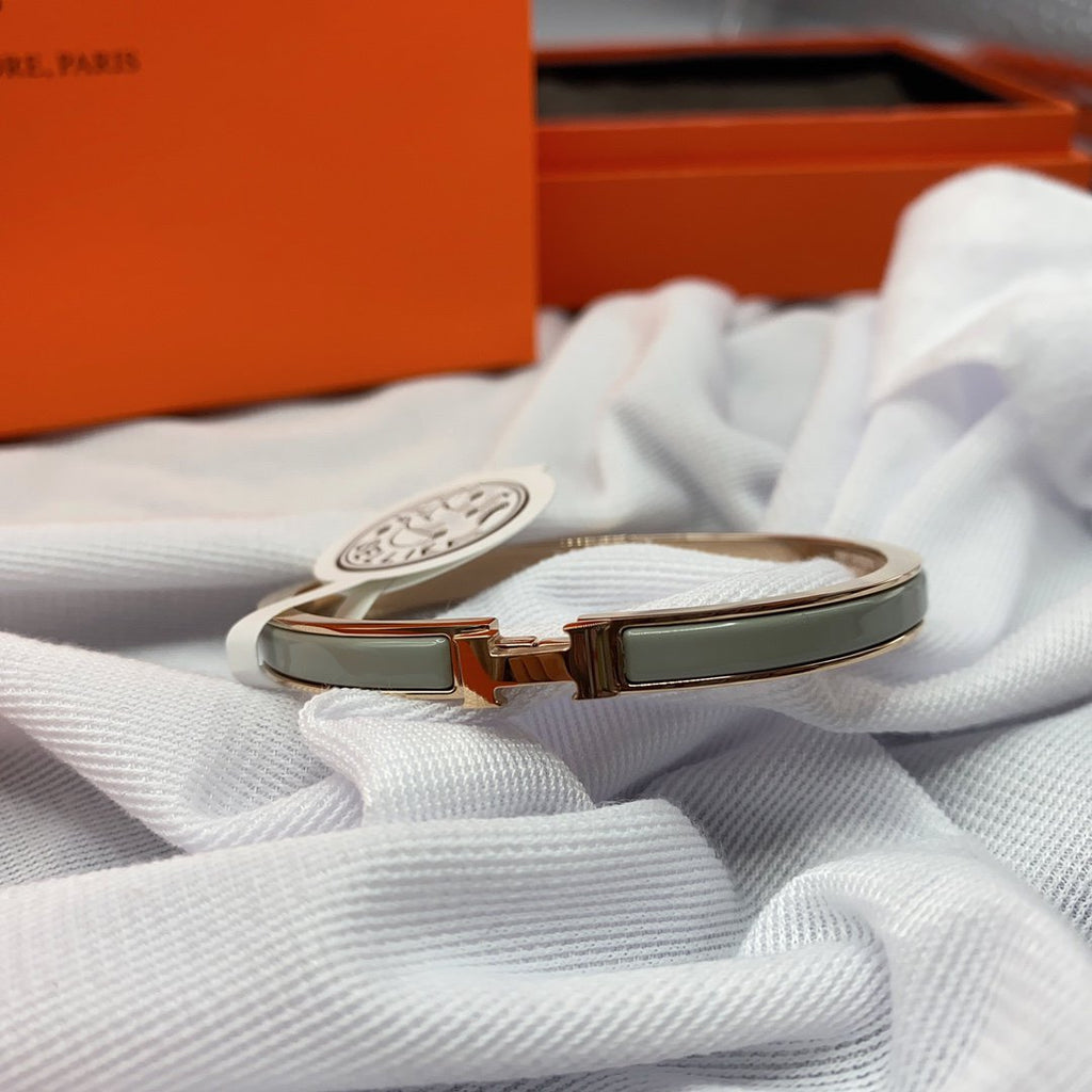 ¡®Dream¡¯CLASSIC HM CLIC GREEN 8MM ENAMEL BRACELET