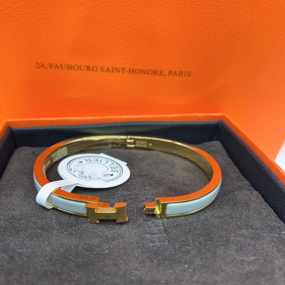 ¡®Dream¡¯CLASSIC HM CLIC GREEN 8MM ENAMEL BRACELET