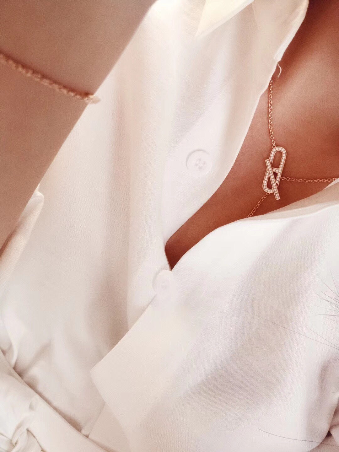 ¡®Dream¡¯HM FIRE PIG NOSE NECKLACE TRENDY STREET