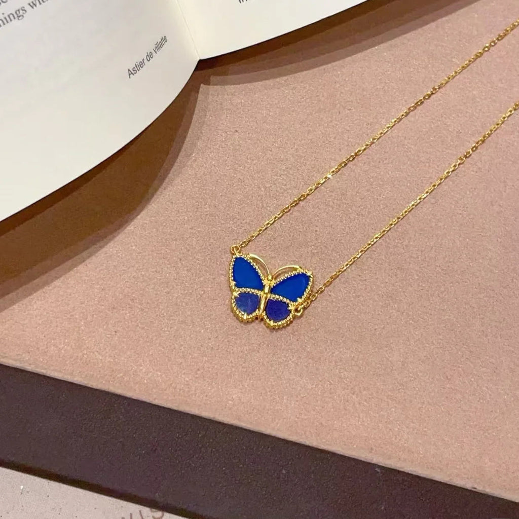 [Dream JURI] 2026 NEW LUCKY BUTTERFLY 1 MOTIFS NECKLACE