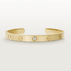 „Dream“ LOVE ARMREIF 6,1 MM 1 DIAMANT OFFEN