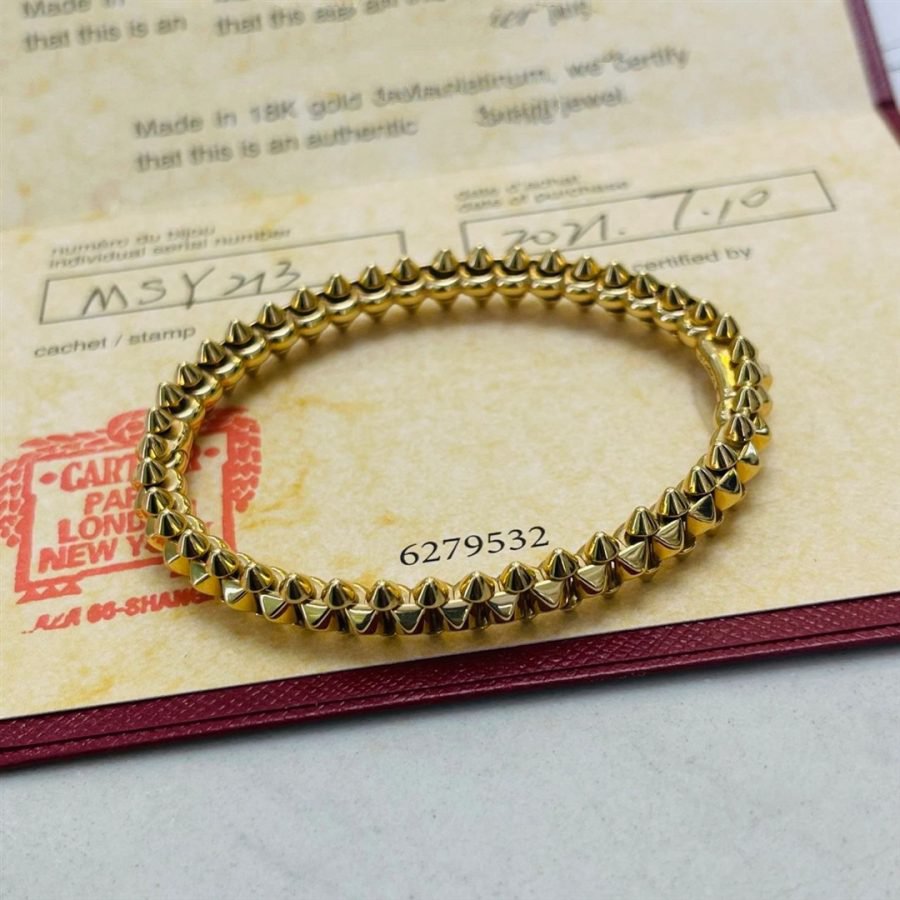 ¡®Dream¡¯CLASH GOLD BRACELET