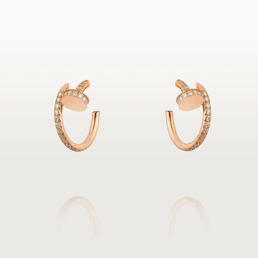 ¡®Dream¡¯JUSTE EARRINGS 12.75MM PINK GOLD DIAMOND
