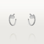 「ドリーム」ジュスト イヤリング 12.75mm シルバー ダイヤモンド