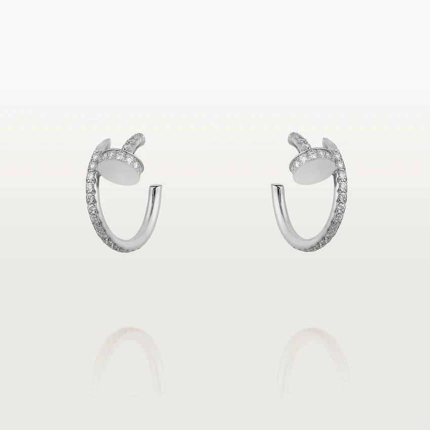 ¡®Dream¡¯JUSTE EARRINGS 12.75MM SILVER DIAMOND