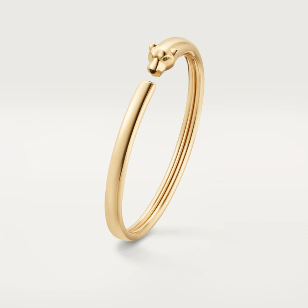 ¡®Dream¡¯PANTHERE GOLD OPEN BRACELET