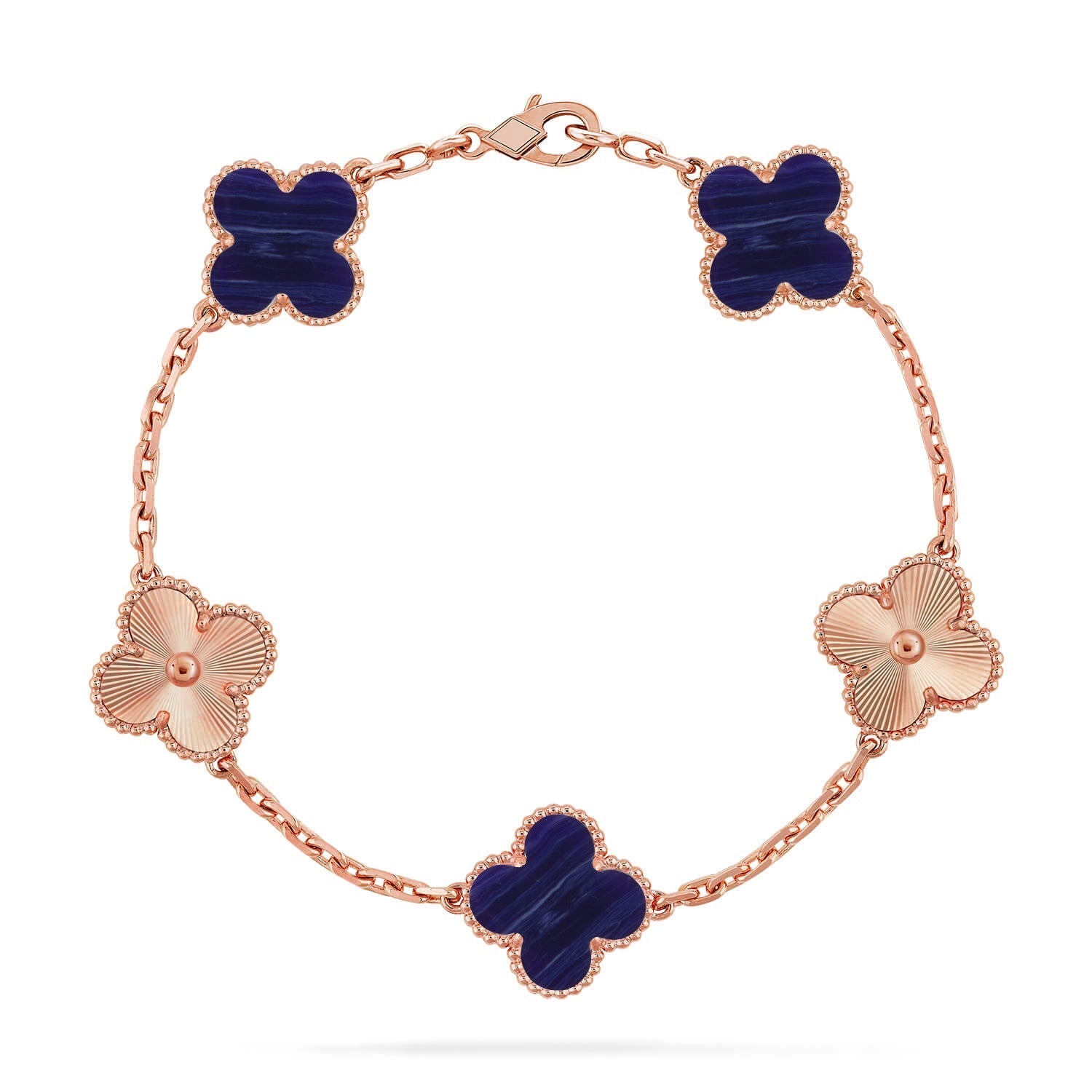 [Dream]New CLOVER 5 MOTIF PURPLE STRIPES BRACELET COLLECTION