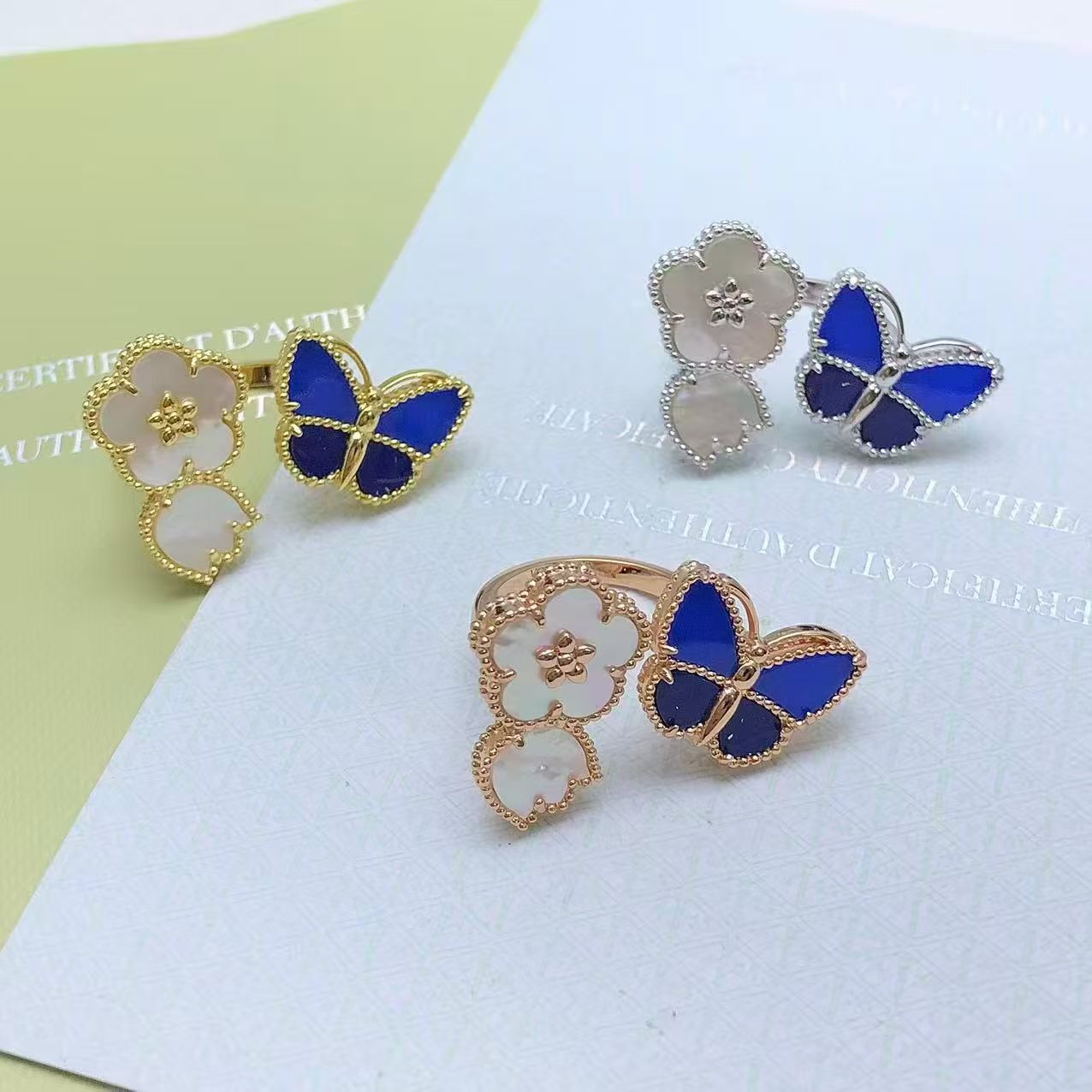 [Dream] 2026 NEW MODEL SPRING LUCKY 3 MOTIF GOLD RING