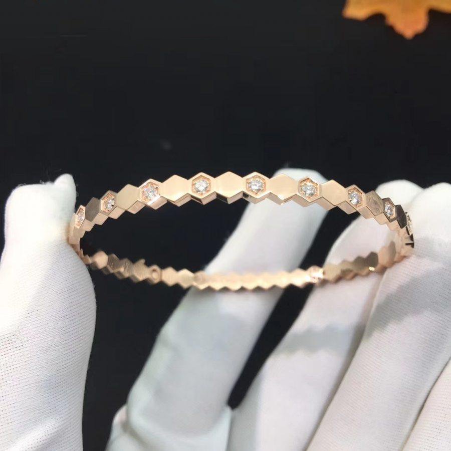 ¡®Dream¡¯BEE LOVE PINK GOLD DIAMOND BRACELET