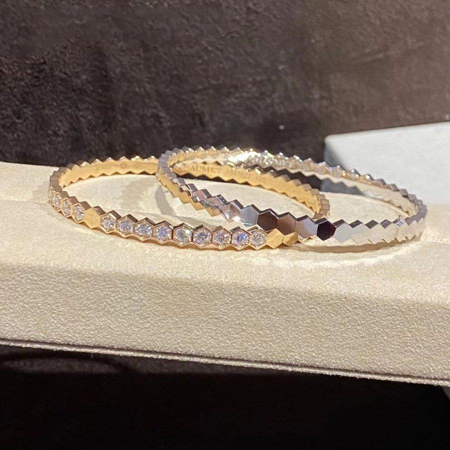 ¡®Dream¡¯BEE LOVE GOLD BRACELET FULL DIAMOND