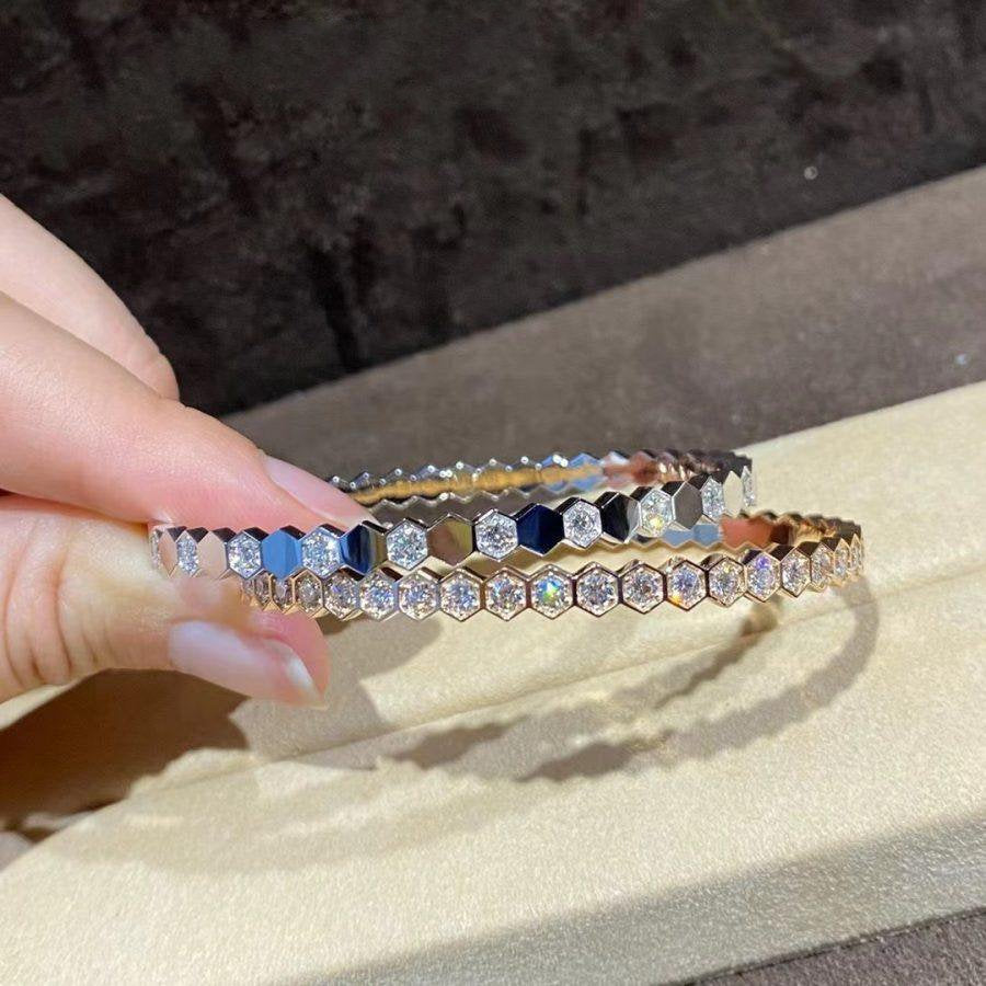 ¡®Dream¡¯BEE LOVE GOLD BRACELET FULL DIAMOND