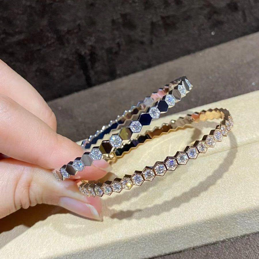 ¡®Dream¡¯BEE LOVE GOLD BRACELET FULL DIAMOND