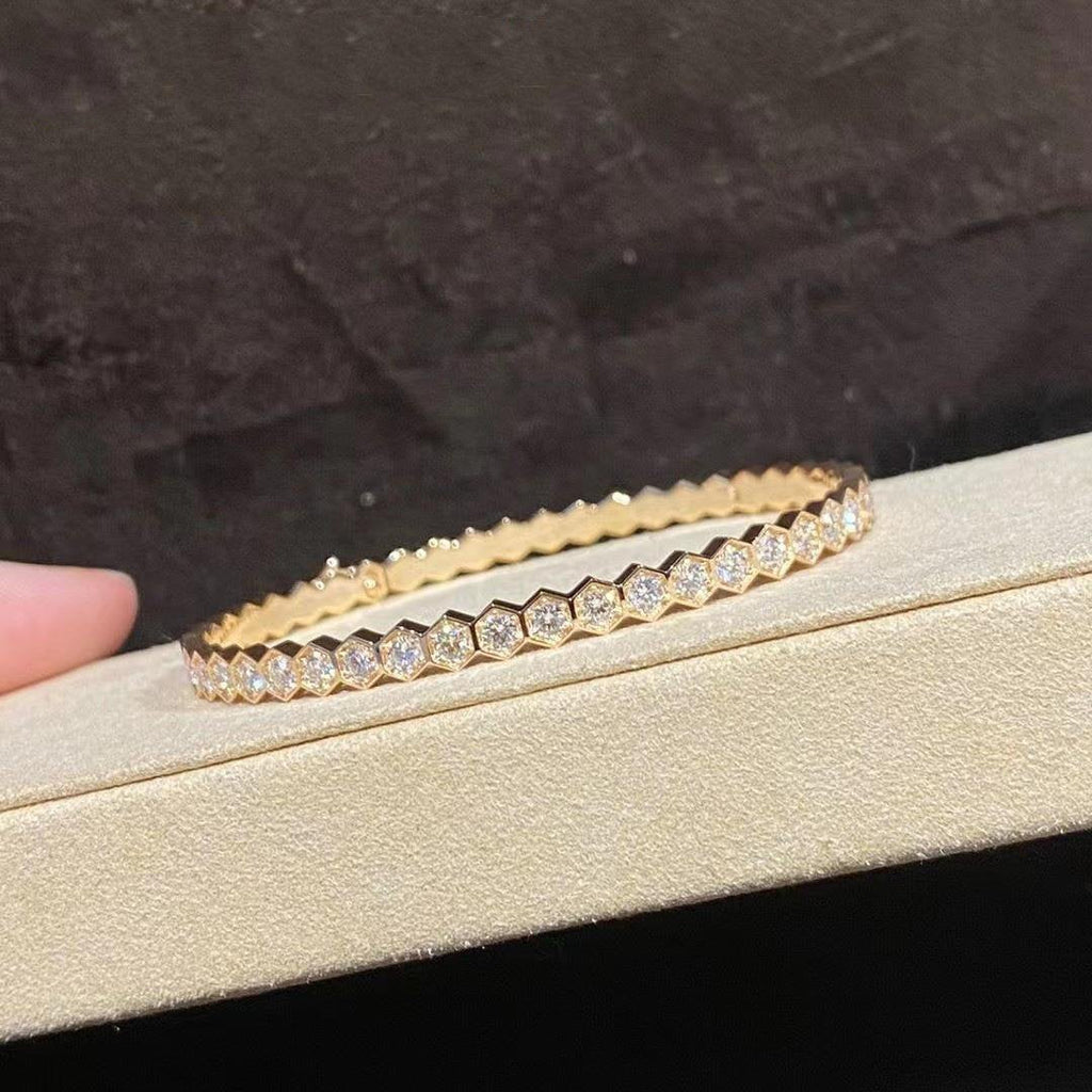 ¡®Dream¡¯BEE LOVE GOLD BRACELET FULL DIAMOND