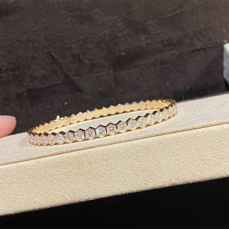 ¡®Dream¡¯BEE LOVE GOLD BRACELET FULL DIAMOND