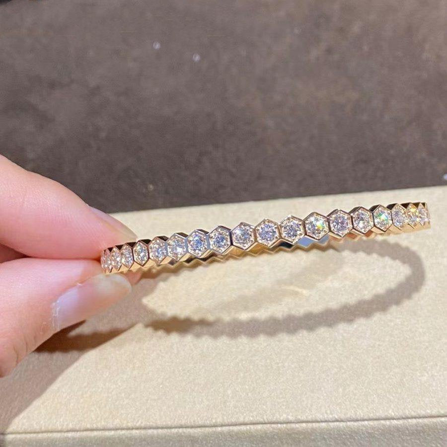 ¡®Dream¡¯BEE LOVE GOLD BRACELET FULL DIAMOND