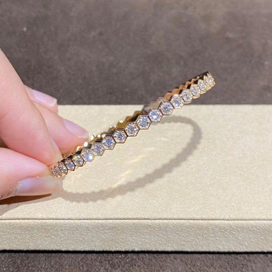 ¡®Dream¡¯BEE LOVE GOLD BRACELET FULL DIAMOND
