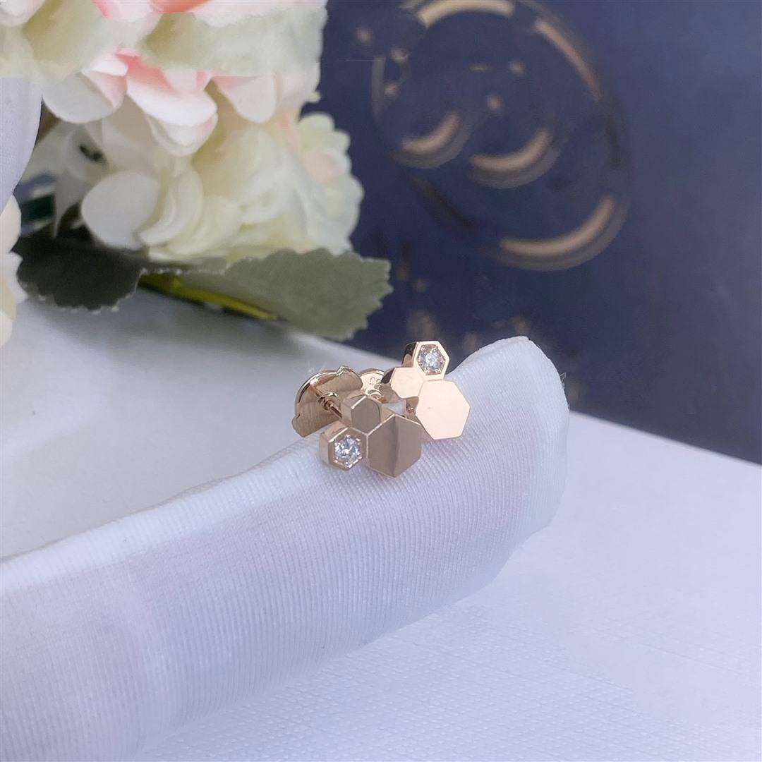 ¡®Dream¡¯BEE LOVE PINK GOLD DIAMOND EARRINGS