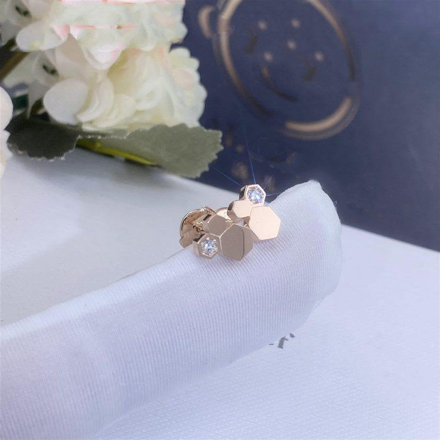 ¡®Dream¡¯BEE LOVE PINK GOLD DIAMOND EARRINGS