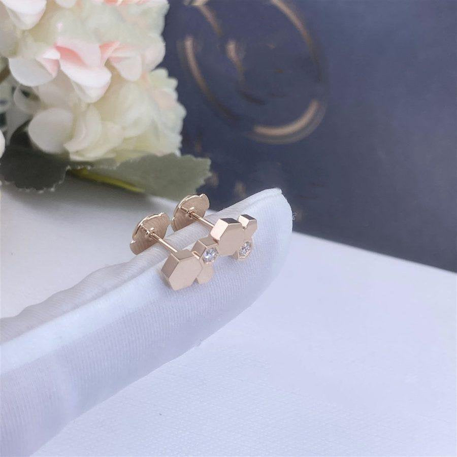 ¡®Dream¡¯BEE LOVE PINK GOLD DIAMOND EARRINGS