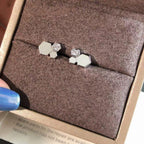 „Dream“ BEE LOVE SILBERNE DIAMANT-OHRRINGE