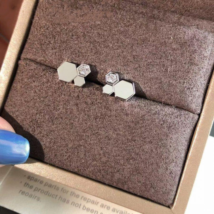 ¡®Dream¡¯BEE LOVE SILVER DIAMOND EARRINGS
