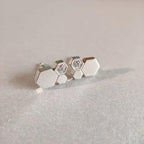 „Dream“ BEE LOVE SILBERNE DIAMANT-OHRRINGE