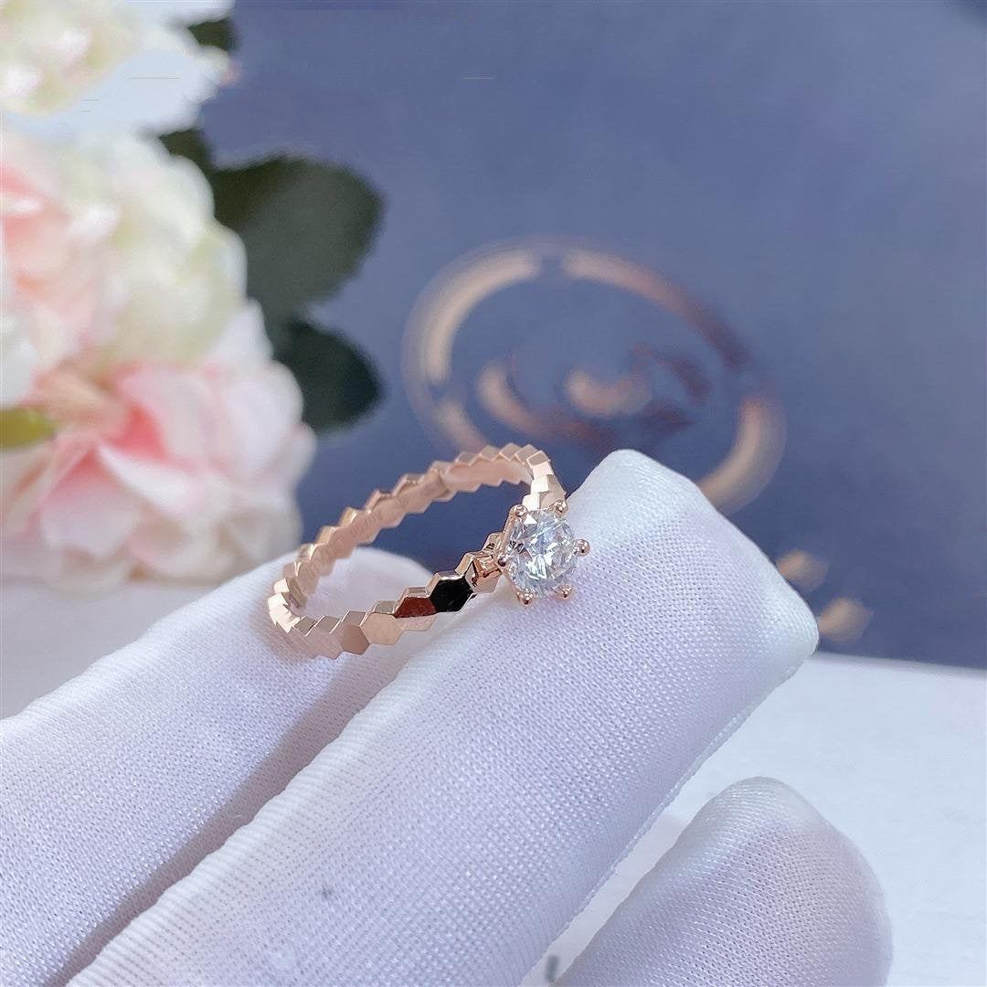 ¡®Dream¡¯BEE LOVE RING PINK GOLD 1 DIAMOND