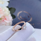¡®Dream¡¯BEE LOVE RING PINK GOLD 1 DIAMOND
