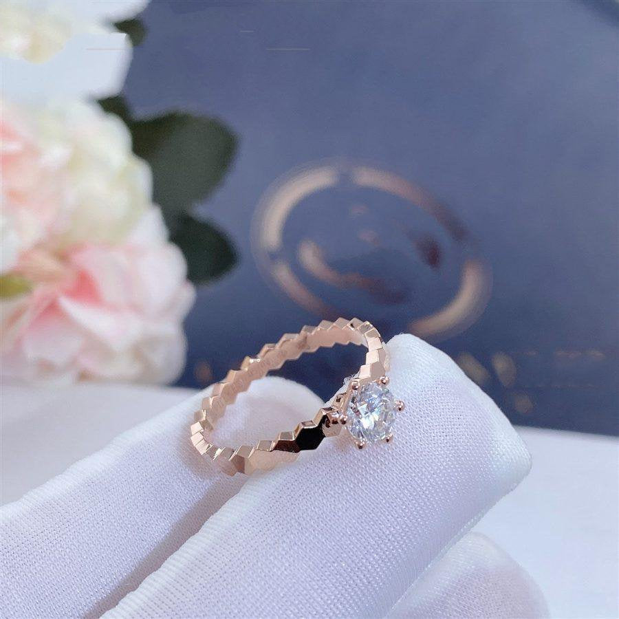 ¡®Dream¡¯BEE LOVE RING PINK GOLD 1 DIAMOND