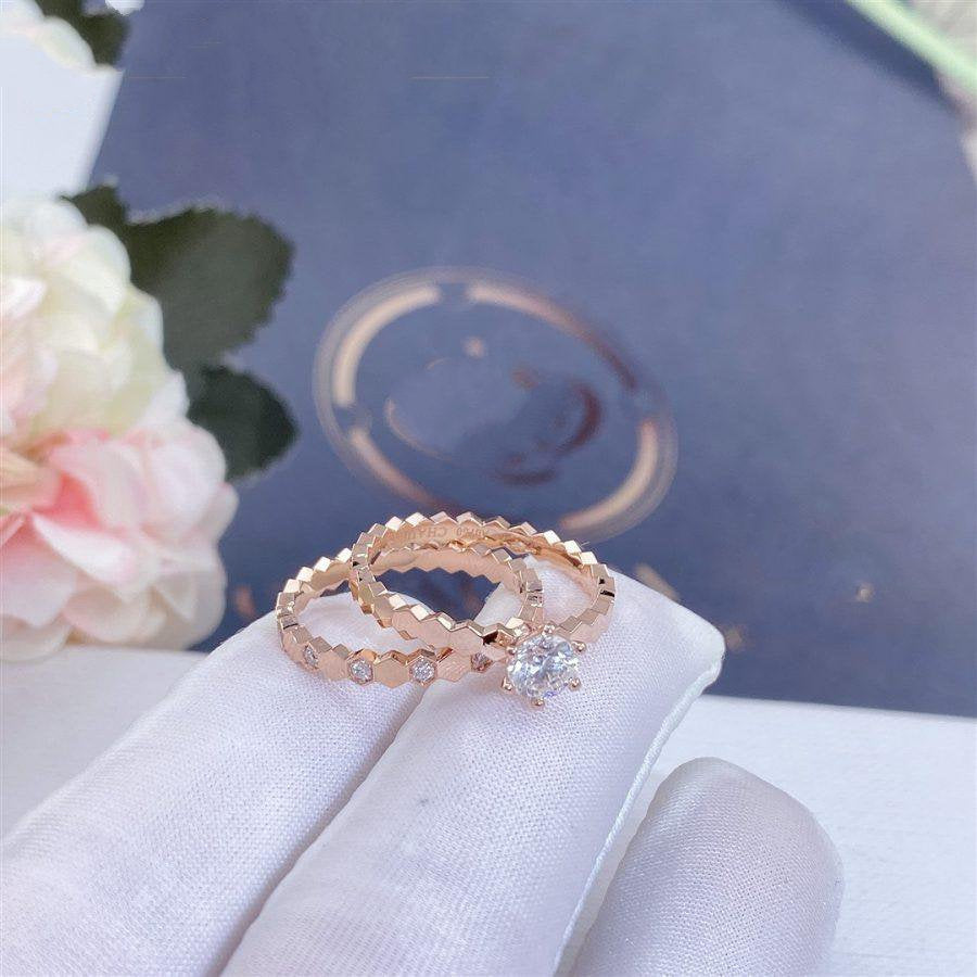 ¡®Dream¡¯BEE LOVE RING PINK GOLD 1 DIAMOND