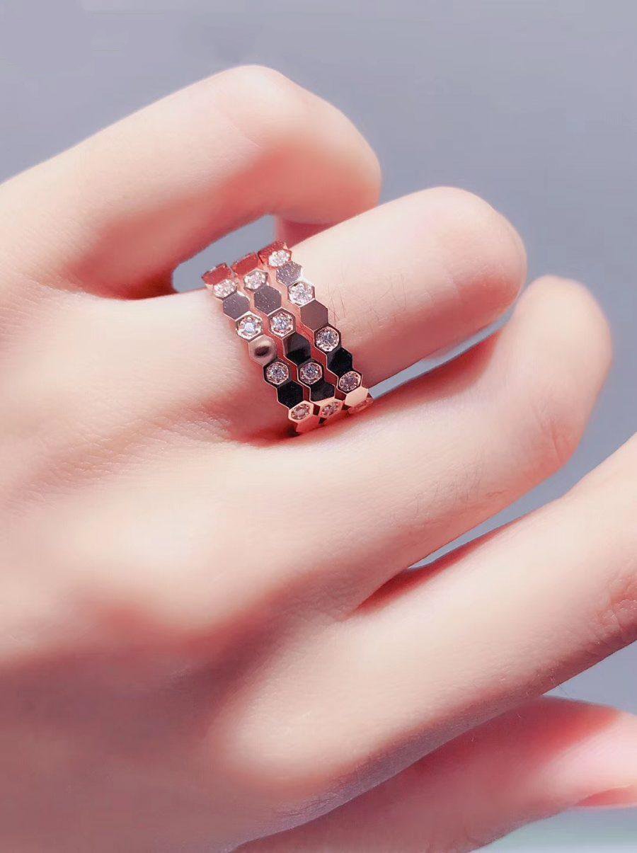 ¡®Dream¡¯BEE LOVE RING PINK GOLD DIAMOND
