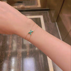 ¡®Dream¡¯JEUX ARMBAND MALACHIT ROTGOLD 1 DIAMANT
