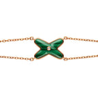¡®Dream¡¯JEUX ARMBAND MALACHIT ROTGOLD 1 DIAMANT
