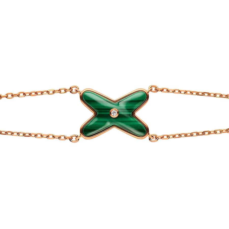 ¡®Dream¡¯JEUX BRACELET MALACHITE PINK GOLD 1 DIAMOND