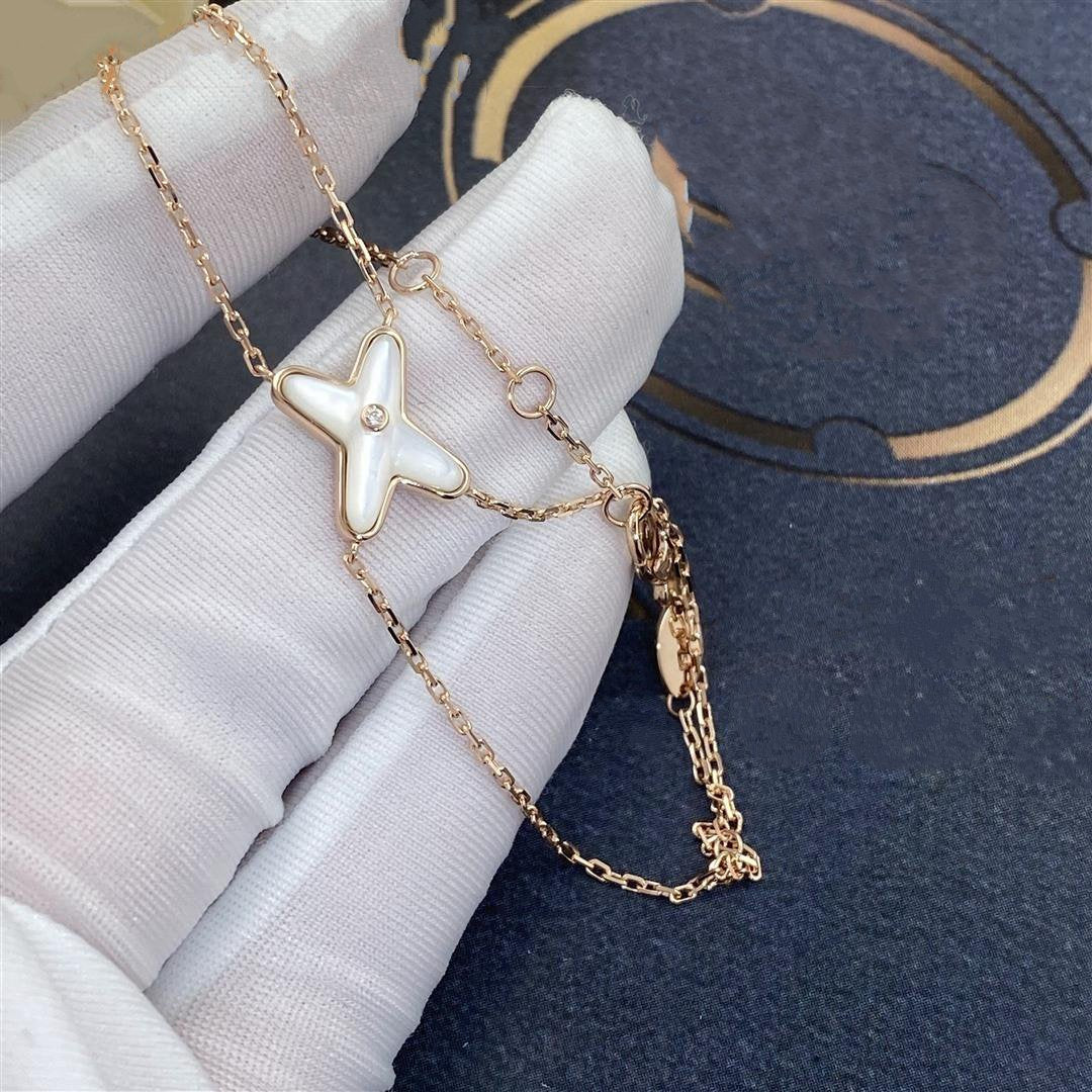 ¡®Dream¡¯JEUX BRACELET WHITE MOP PINK GOLD 1 DIAMOND