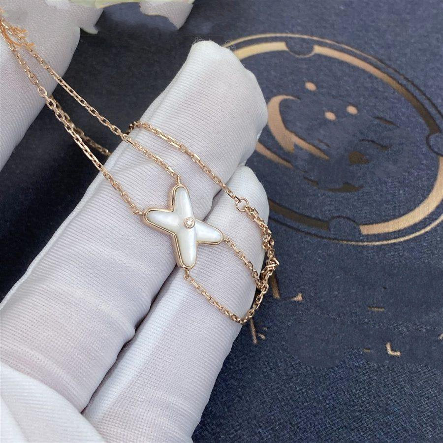 ¡®Dream¡¯JEUX BRACELET WHITE MOP PINK GOLD 1 DIAMOND