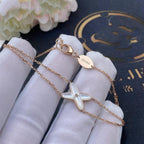 ®Dream®JEUX BRACELET WHITE MOP PINK GOLD 1 DIAMOND