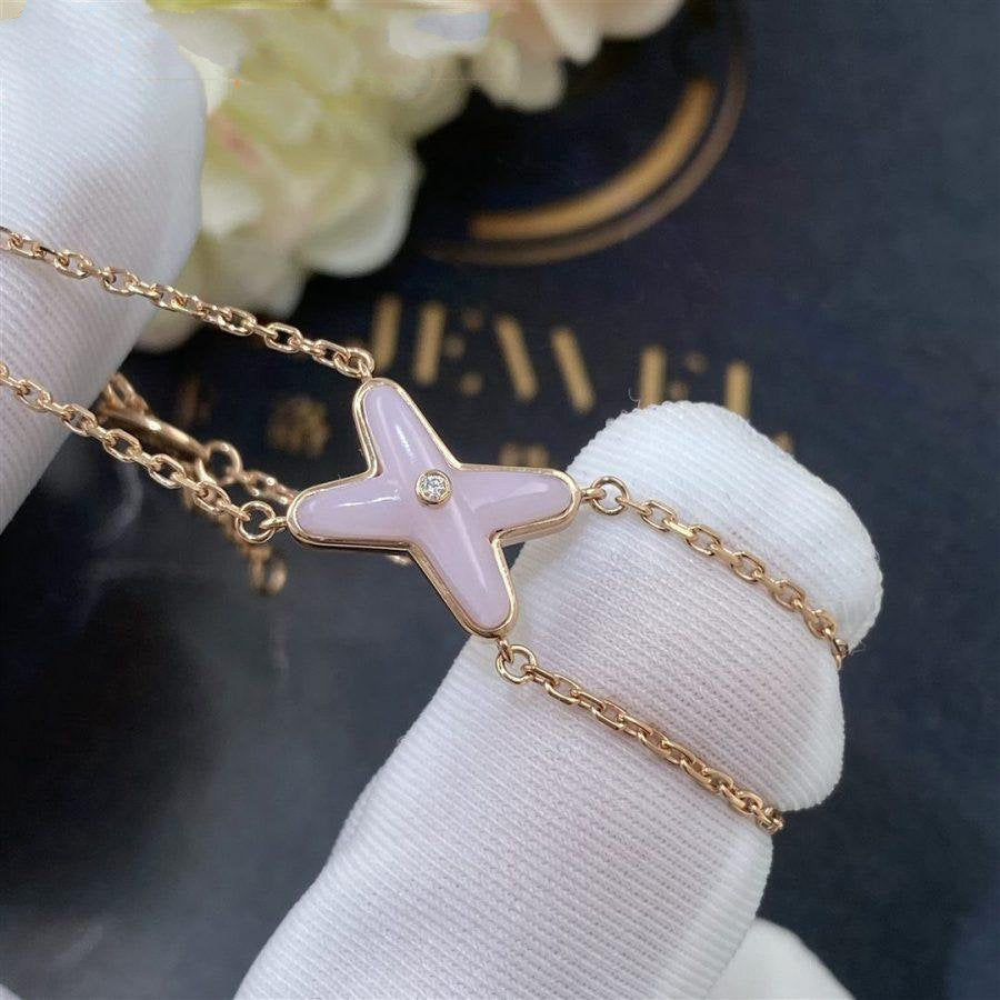 ¡®Dream¡¯JEUX BRACELET PINK MOP PINK GOLD 1 DIAMOND