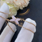 ¡®Dream¡¯ JEUX ARMBAND ROSA PERLMUTT ROSÉGOLD 1 DIAMANT