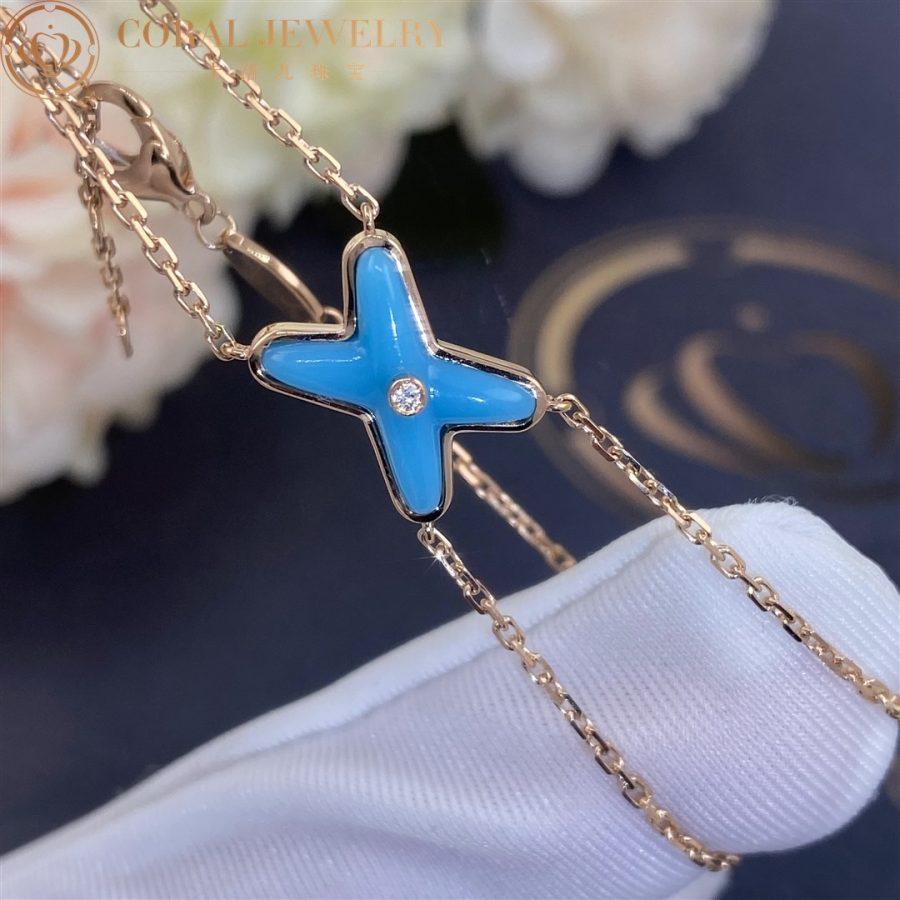 ¡®Dream¡¯JEUX BRACELET TURQUOISE PINK GOLD 1 DIAMOND