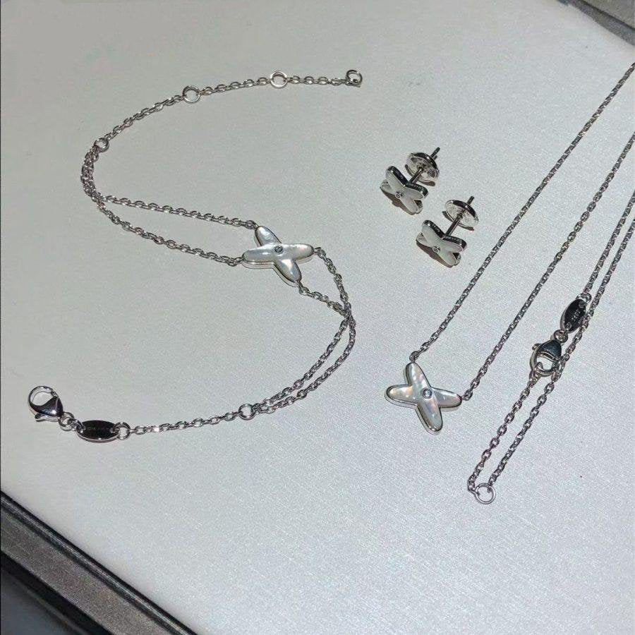 ¡®Dream¡¯JEUX BRACELET WHITE MOP SILVER 1 DIAMOND